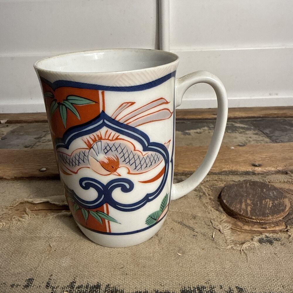 Vintage Georges Briard Heirloom for Neiman Marcus Imari Porcelain Mug
